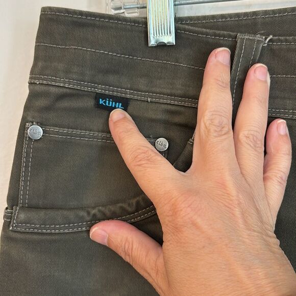 Kuhl Men’s free Rydr heavy duty dark green Relaxed work pants size 36x30 EUC! - Picture 6 of 12